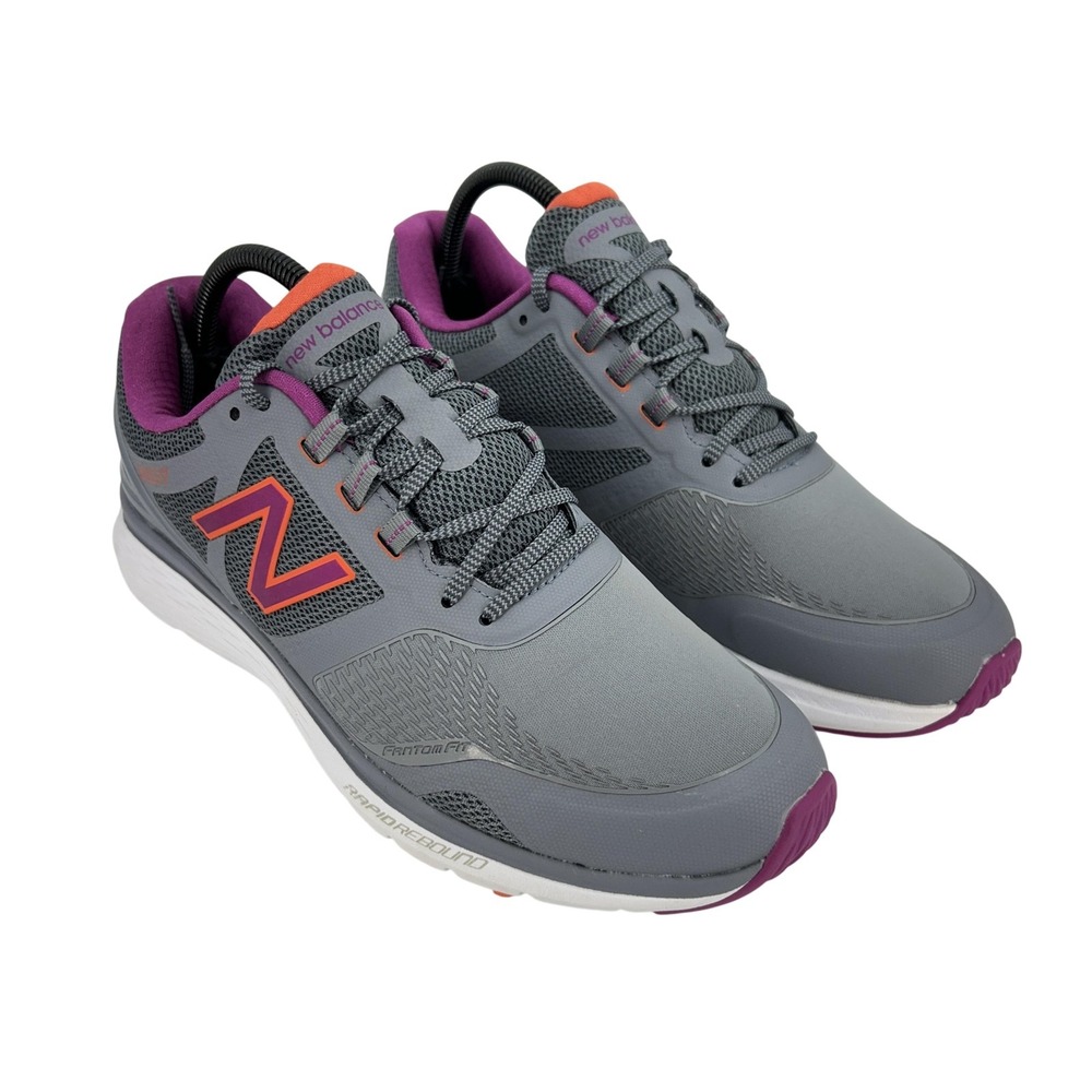 New Balance 1865v1 Walking Shoes Womens Size 10.5 D Gray‎ Purple Orange Sneakers